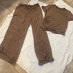 Brown Loungewear Set
